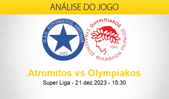 Prognóstico Atromitos Athens Olympiakos