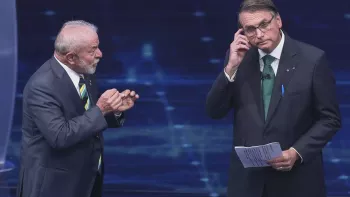 Lula e Bolsonaro em debate