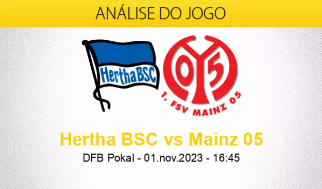 Palpite Hertha x Mainz 05: 11/03/2023 - Campeonato Alemão