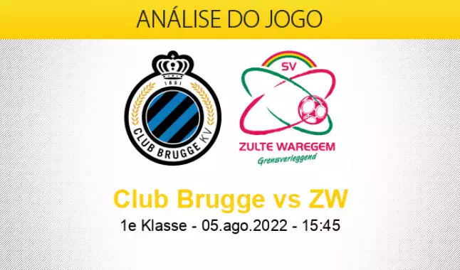 Prognóstico Club Brugge Zulte Waregem