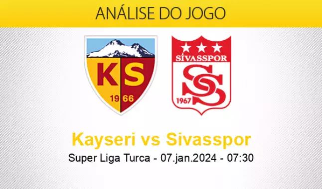 Prognóstico Kayserispor Sivasspor