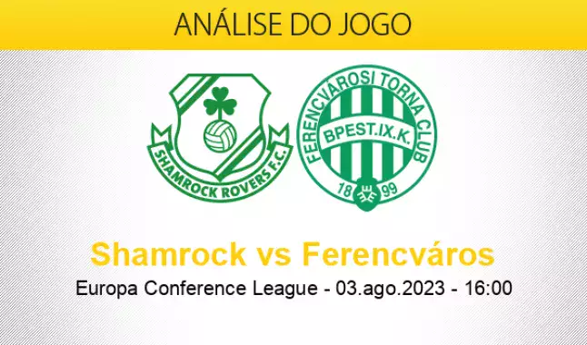 Shamrock Rovers x Ferencváros palpites, dicas e prognóstico - 25/08