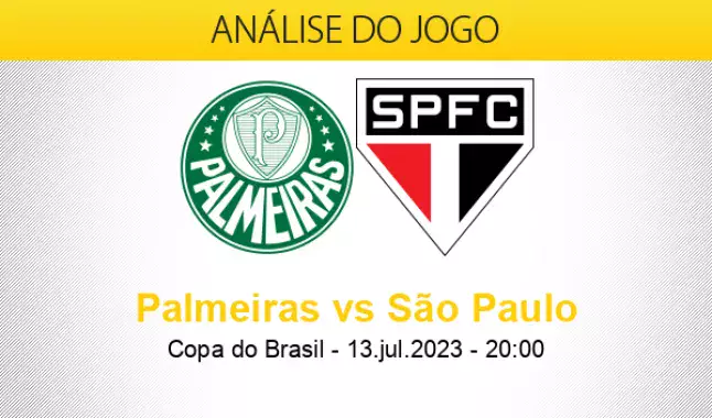 Quartas de final da Copa do Brasil: São Paulo x Palmeiras (Jogo 1) - bet365