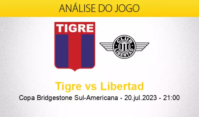 Tigre x Libertad - Palpite da Copa Sul-Americana 2023 - 20/07