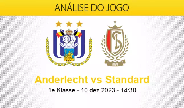 RSC Anderlecht x Standard Liège Estatísticas Confronto Direto