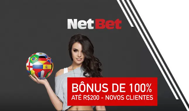 NetBet, primeiro site de apostas a patrocinar o futebol brasileiro, está  com bônus de R$ 800 