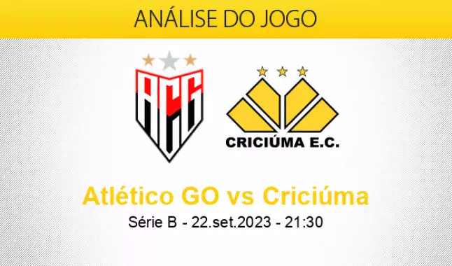 Atlético GO x Criciúma: Odds e prognósticos - Brasileirão B