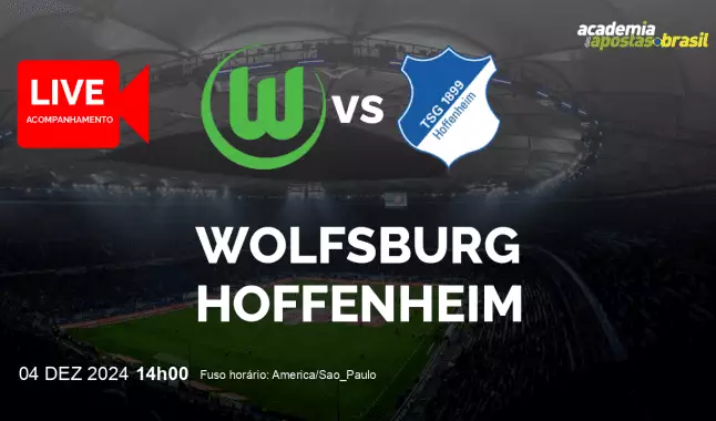 Wolfsburg Hoffenheim livestream | DFB Pokal | 04 dezembro 2024