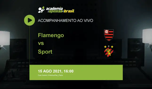 Flamengo Sport livestream | Brasileirão Série A | 15 agosto 2021