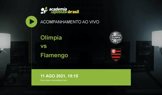 Olimpia Flamengo livestream | Copa Libertadores da América | 11 agosto 2021