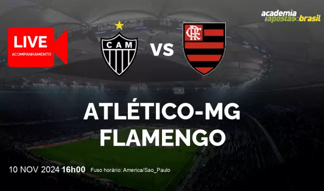 Atlético-MG Flamengo livestream | Copa do Brasil | 10 novembro 2024