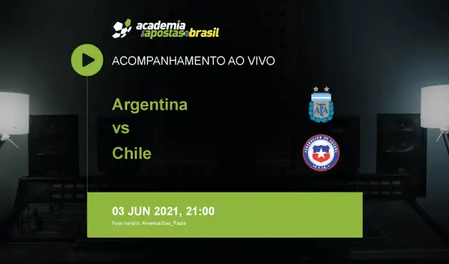 Argentina Chile livestream | Eliminatórias para a Copa do Mundo - América do Sul | 03 junho 2021