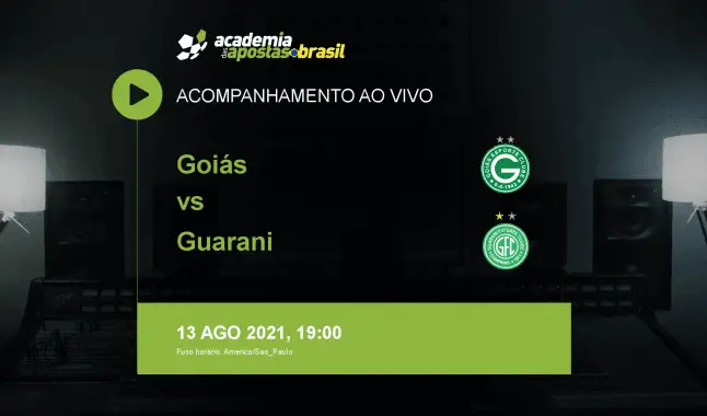 Goiás Guarani livestream | Série B | 13 agosto 2021