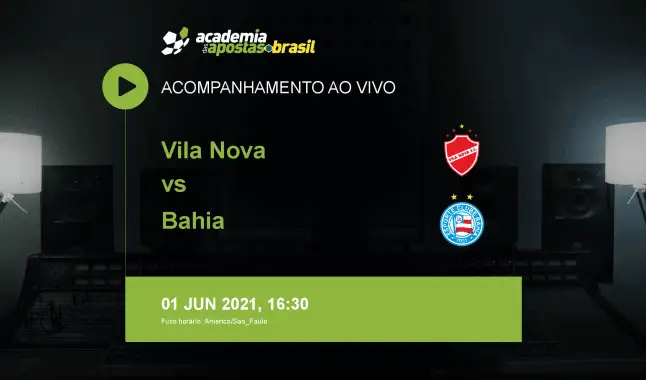 Vila Nova Bahia livestream | Copa do Brasil | 01 junho 2021