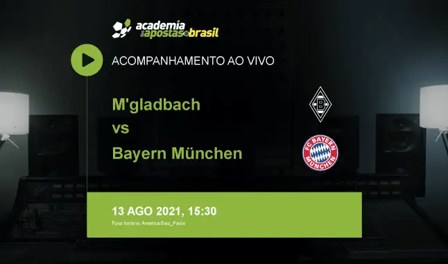 M'gladbach Bayern Munique livestream | Bundesliga | 13 agosto 2021