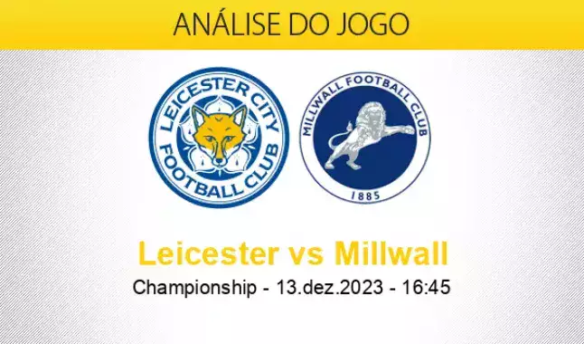 Palpite Leicester x Millwall: 13/12/2023 - 2ª Divisão da