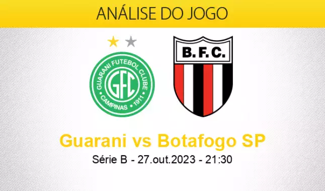 Guarani x Botafogo-SP: odds, estatísticas e informações do jogo da